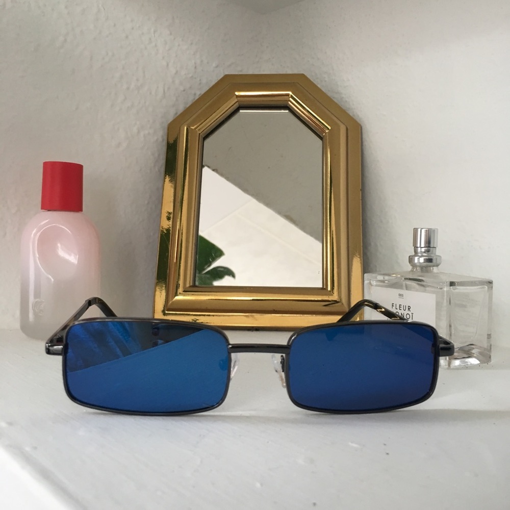Retro Slim Rectangle Sunnies